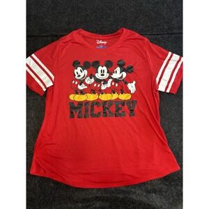 Mickey & Minnie Red Women's Disney Shirt NWT XXXL 0605